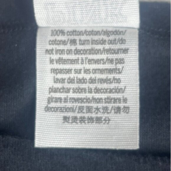 Victorias Secret Pink Long Sleeve Shirt Sequin Palm Trees Medium Black - Picture 7 of 8